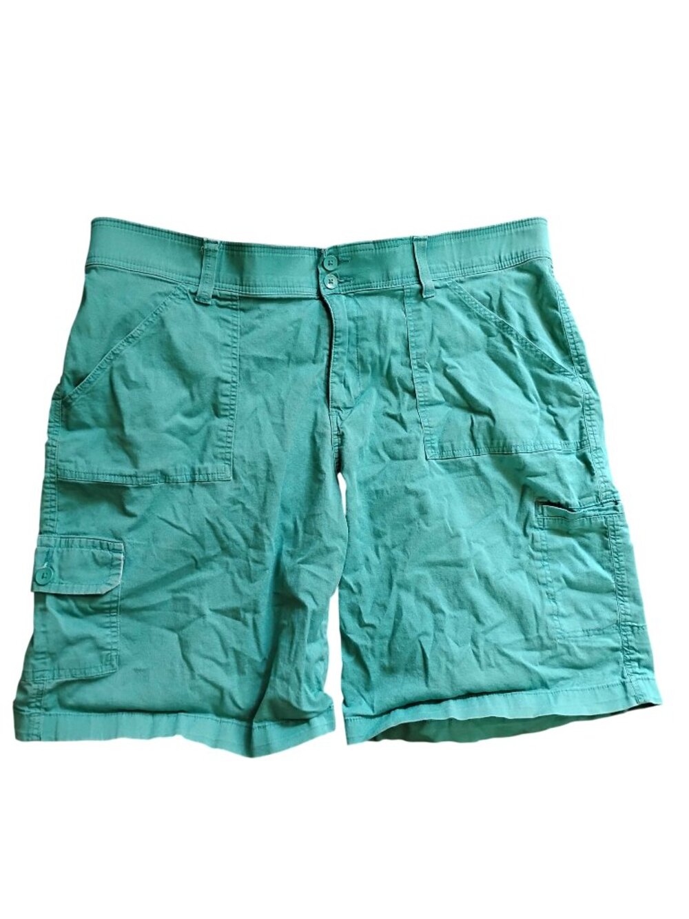 Turqouise Lee Shorts With Pattern